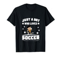 Soccer Player Just Who Loves Soccer T-Shirt - Streetwear Style for Adults