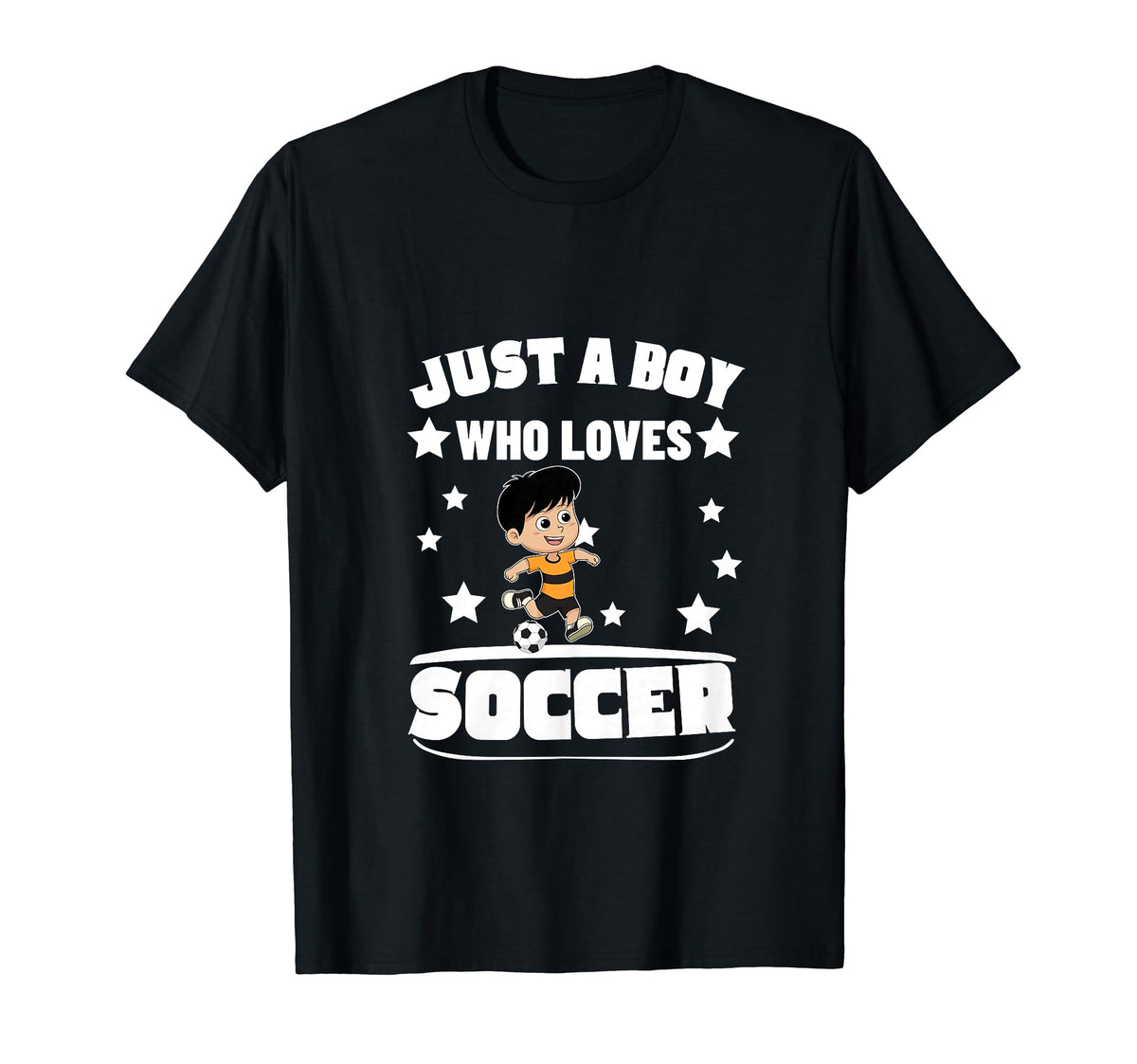 Soccer Player Just Who Loves Soccer T-Shirt - Streetwear Style for Adults