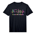 I Love Goalie Soccer Goalkeeper T-Shirt - Casual Everyday Wear Unisex