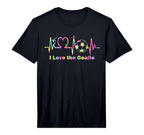 I Love Goalie Soccer Goalkeeper T-Shirt - Casual Everyday Wear Unisex