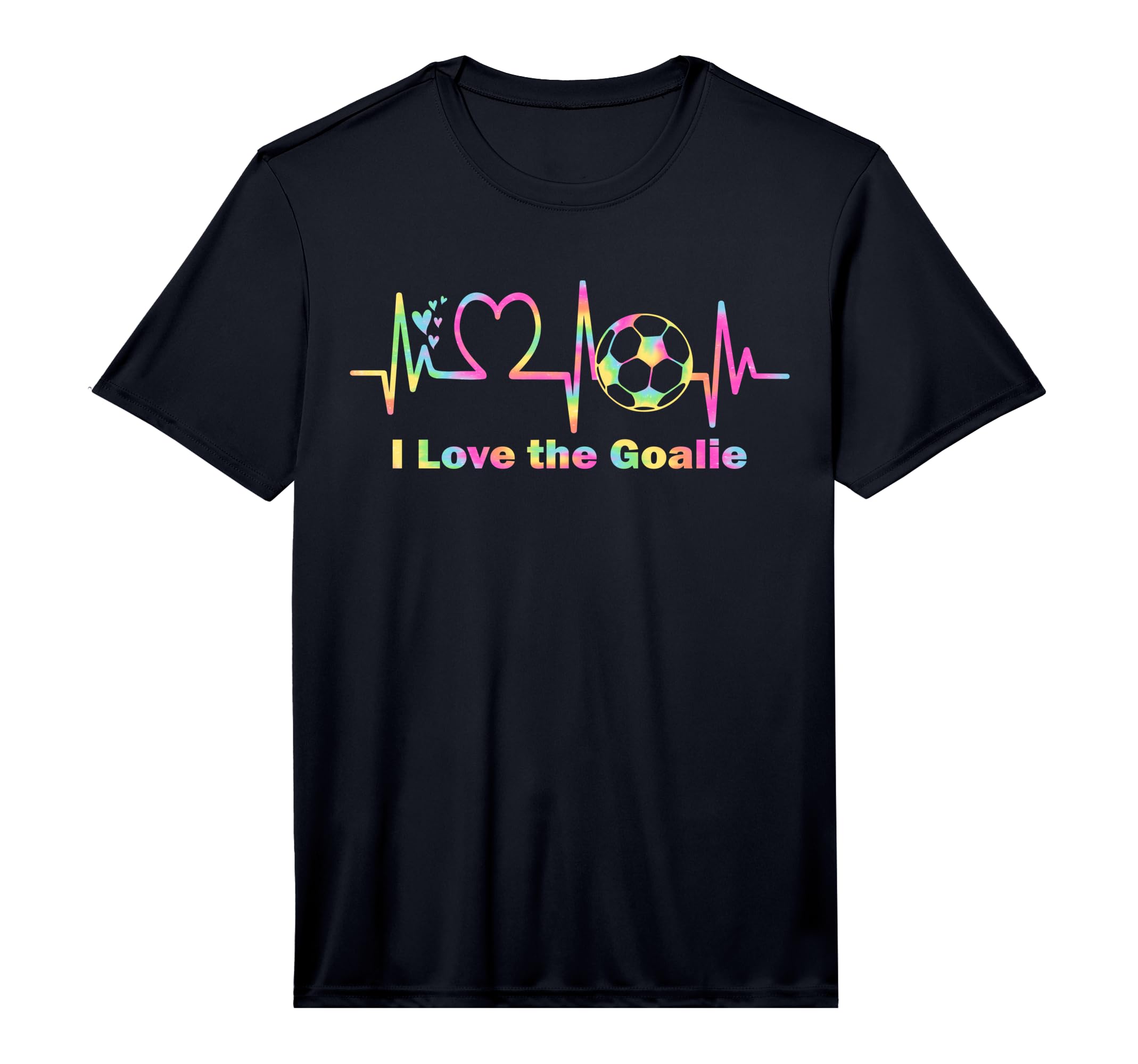 I Love Goalie Soccer Goalkeeper T-Shirt - Casual Everyday Wear Unisex