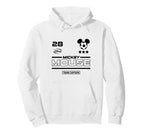 Mickey Mouse Team Captain Soccer Jersey Hoodie - Graphic Print Unisex