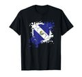 Soccer Ball Flag El Salvador T-Shirt - Fun Novelty Design for Adults