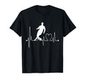 Football Heartbeat Soccer Ekg T-Shirt - Fun Novelty Design for Adults