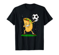 Taco Funny Soccer Dabbing Taco Gift T-Shirt - Custom Art Print Unisex