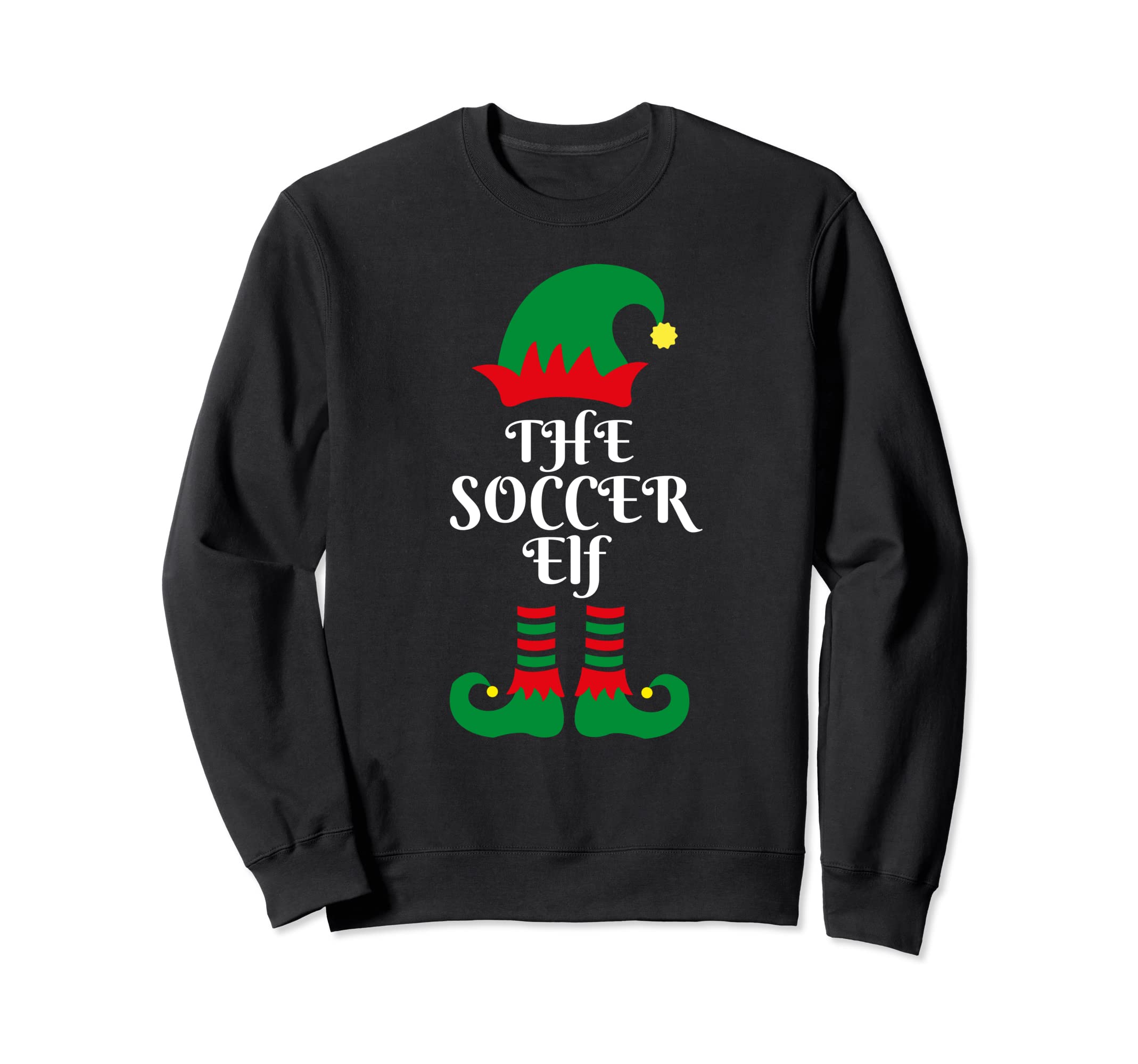 Soccer Elf Santa Claus Helpers Sweatshirt - Trendy Graphic Men Women
