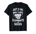 Just Who Loves Elephants And Soccer T-Shirt - Streetwear Style for Adults