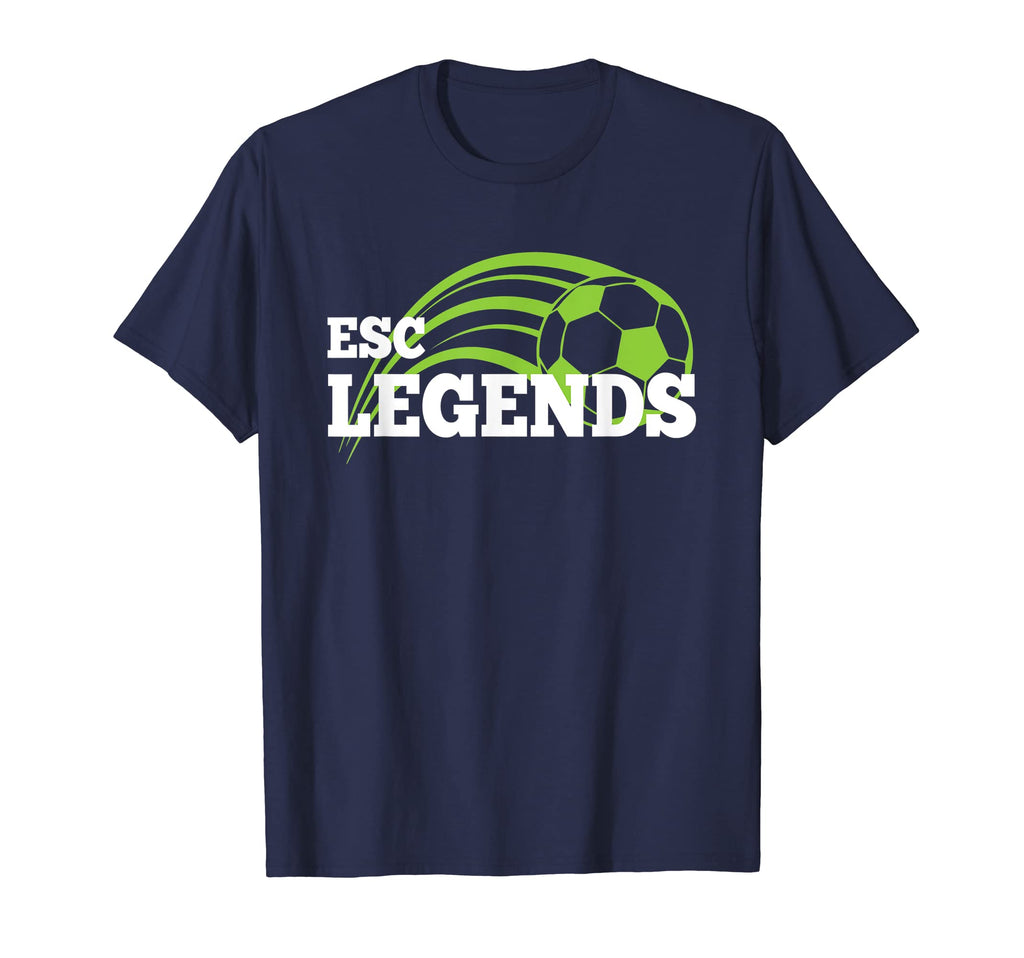 Esc Legends Indoor Soccer Team Coach Rick T-Shirt - Minimalist Print Unisex