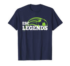 Esc Legends Indoor Soccer Team Coach Rick T-Shirt - Minimalist Print Unisex