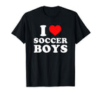 I Love Soccer T-Shirt - Novelty Apparel for Adults