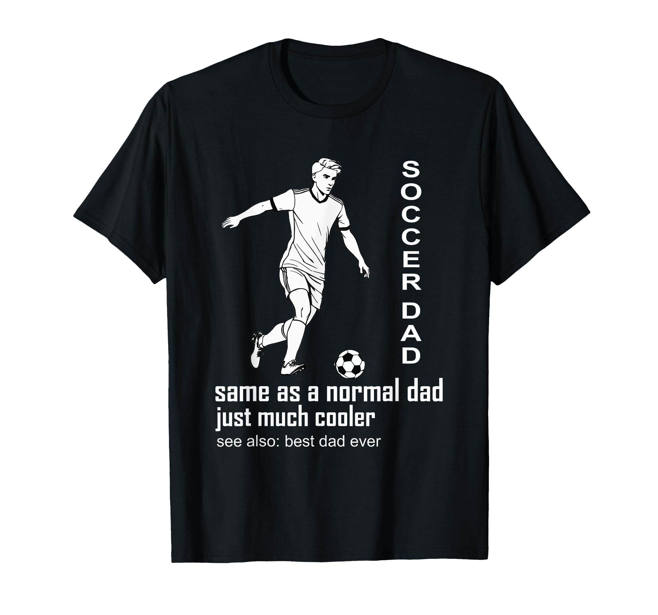 Funny Soccer Dad Definition Mens T-Shirt - Fun Novelty Design Unisex