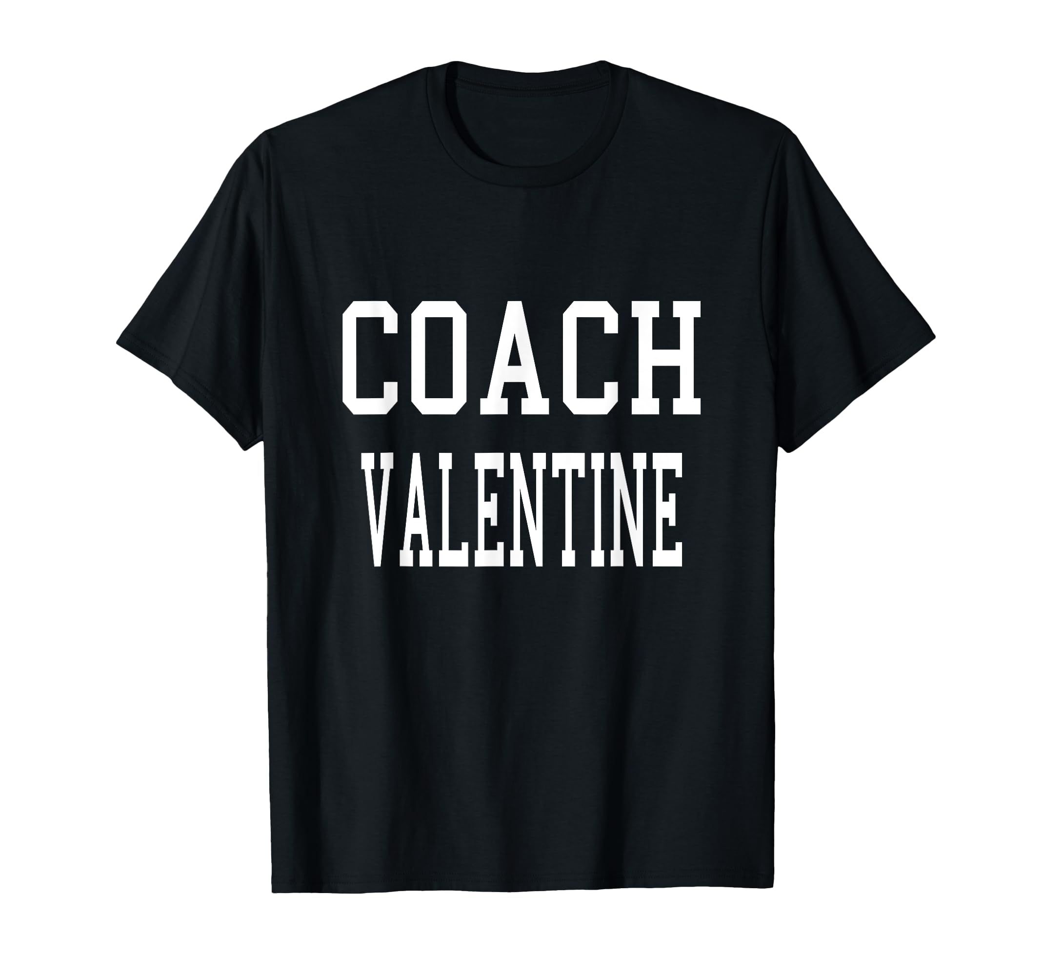 Coach Valentine Custom Football T-Shirt - Novelty Apparel for Adults