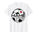 Soccer Mamie Soccer Player Family T-Shirt - Custom Art Print for Adults