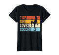 Sport Funny This Loves Soccer T-Shirt - Custom Art Print Men Women