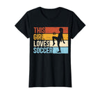 Sport Funny This Loves Soccer T-Shirt - Custom Art Print Men Women