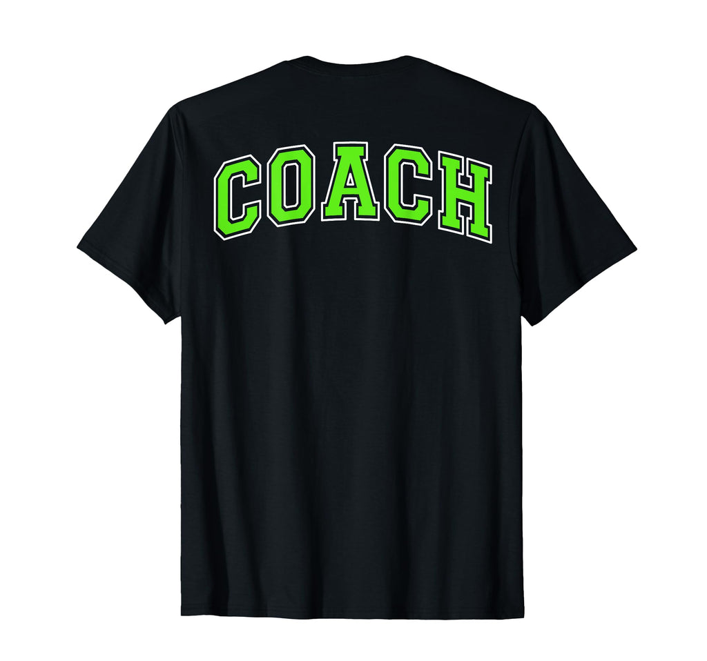 Coach Sports Trainer Lime Green White T-Shirt - Streetwear Style Unisex