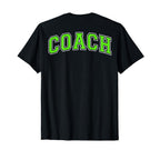 Coach Sports Trainer Lime Green White T-Shirt - Streetwear Style Unisex