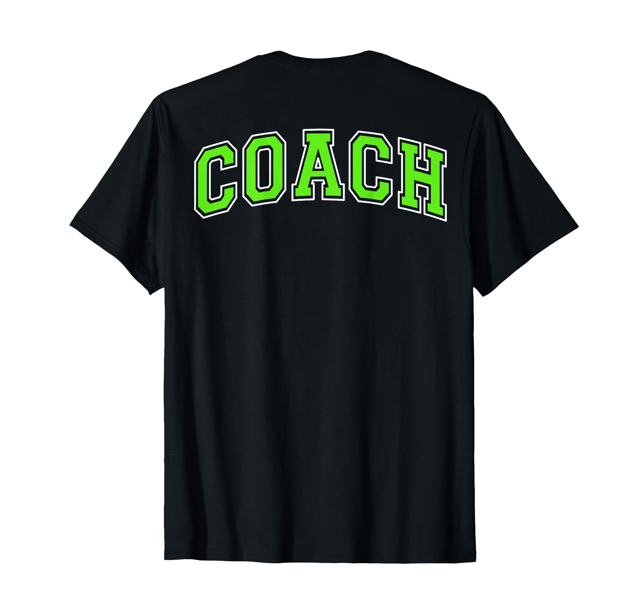 Coach Sports Trainer Lime Green White T-Shirt - Streetwear Style Unisex