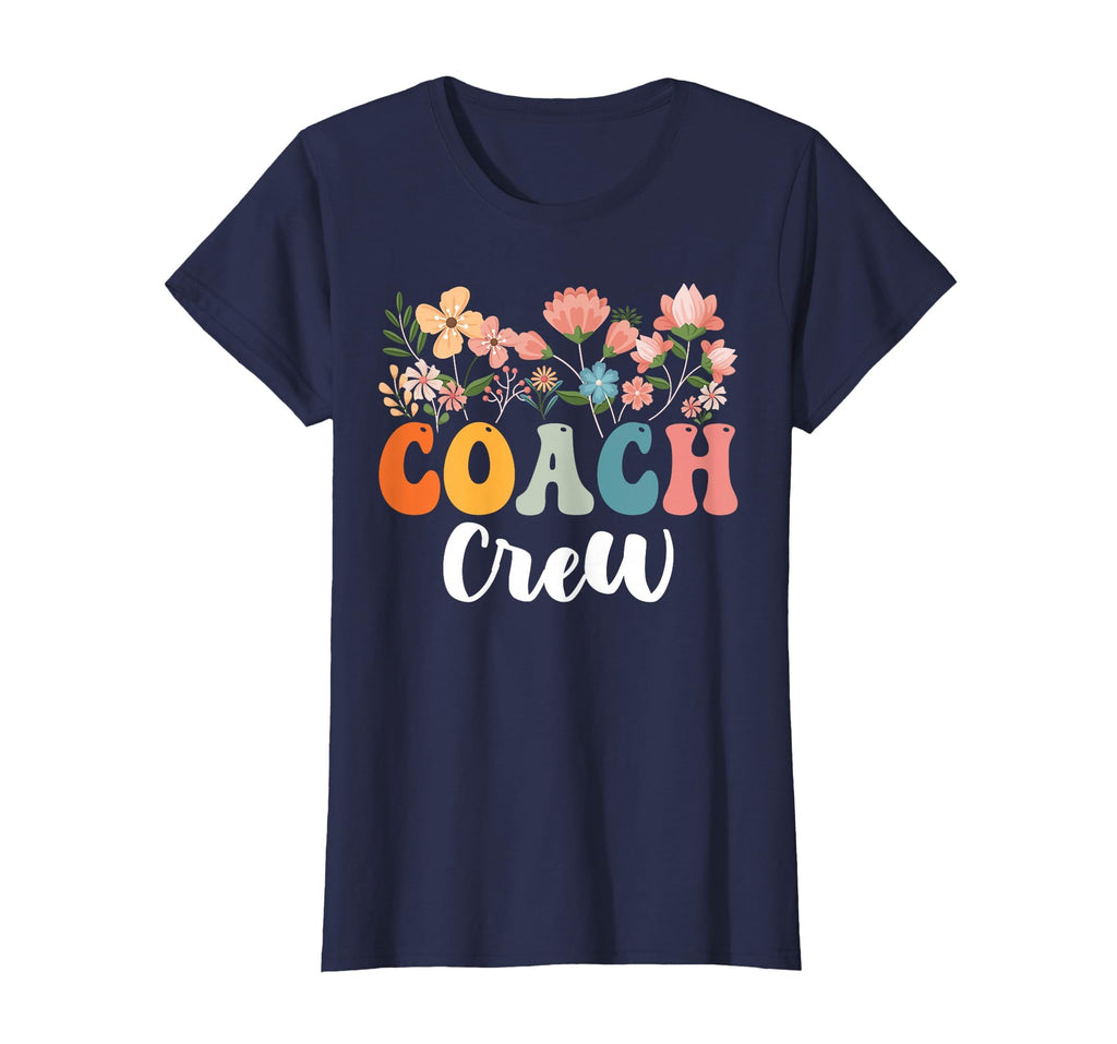 Coach Crew Team Groovy First Day T-Shirt - Minimalist Print Men Women