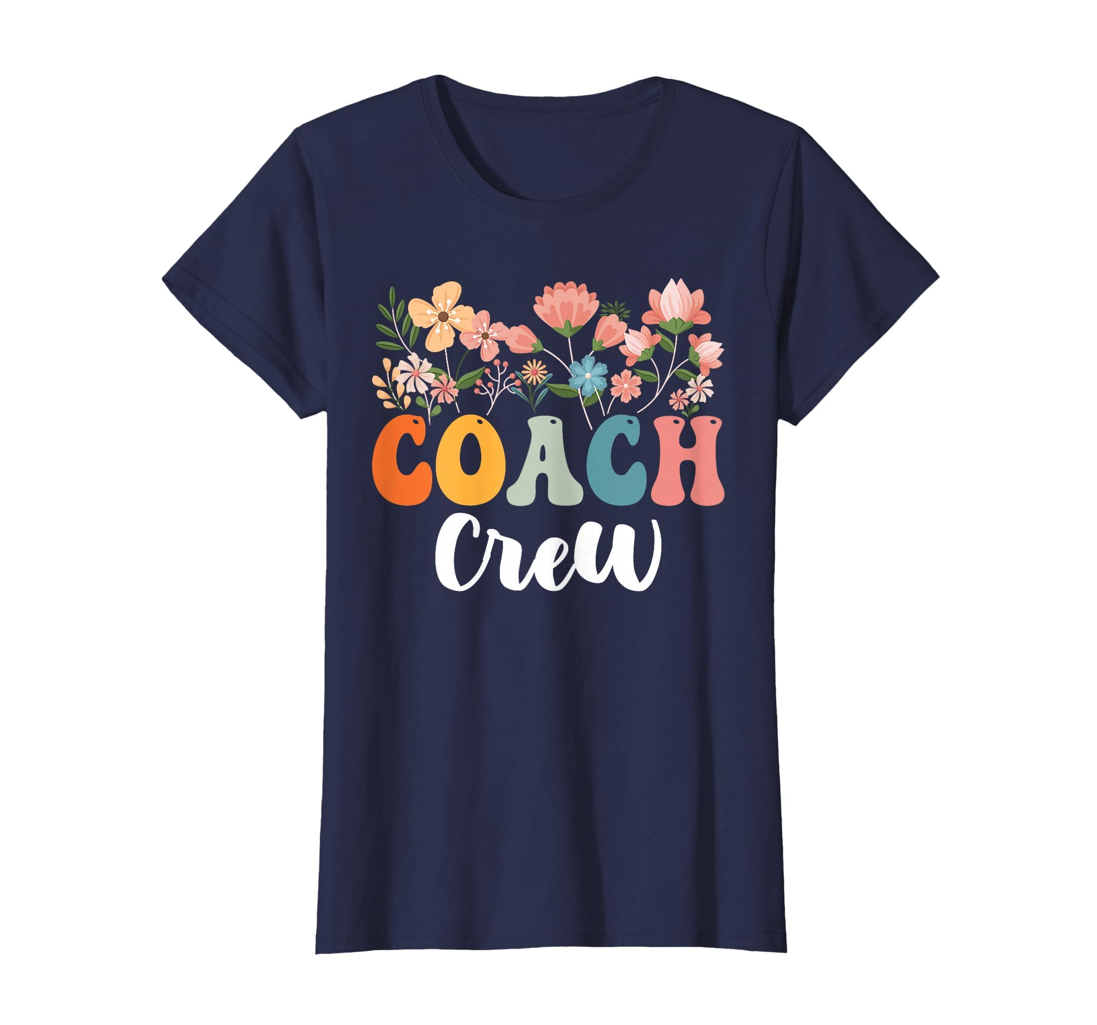 Coach Crew Team Groovy First Day T-Shirt - Minimalist Print Men Women