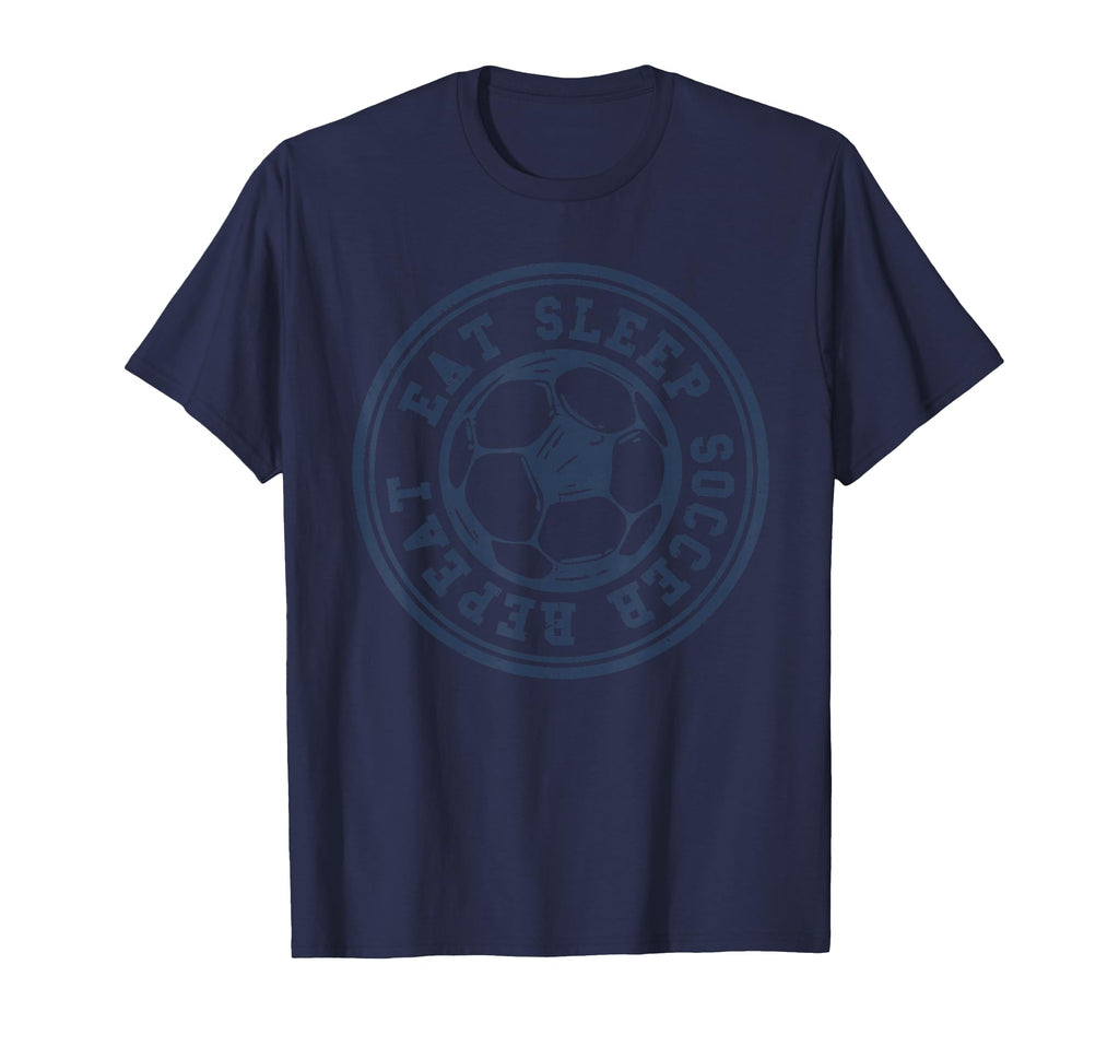 Eat Sleep Soccer Repeat Soccer Sports T-Shirt - Streetwear Style Men Women
