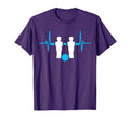Foosball Table Soccer Heartbeat T-Shirt - Fun Novelty Design Unisex