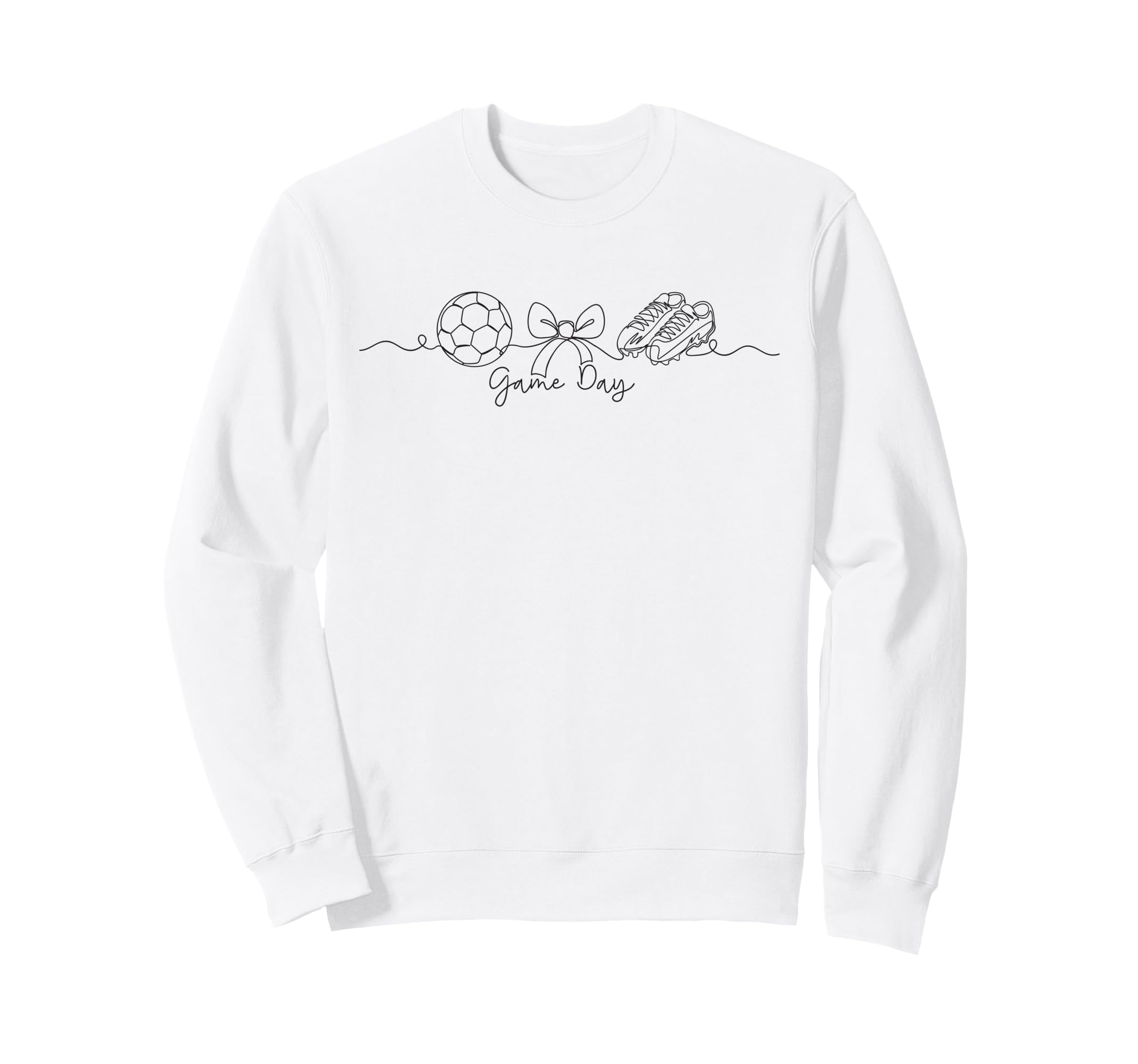 Soccer Mom Game Day Soccer Fan Mommy Sweatshirt - Trendy Graphic Unisex