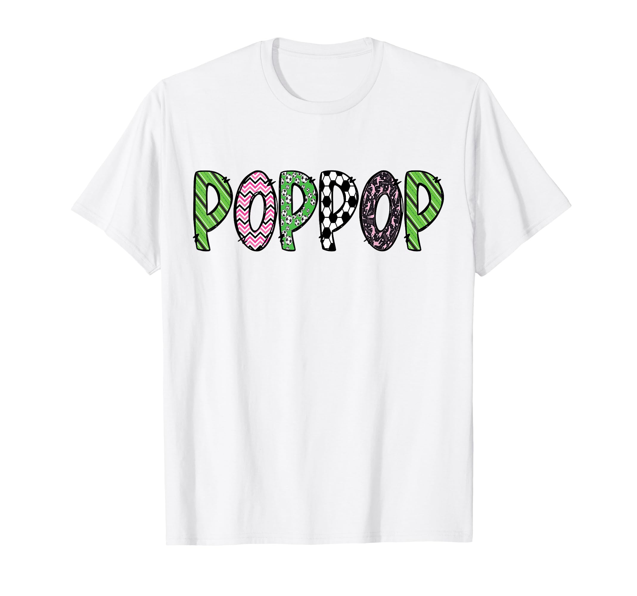 Soccer Poppop Funny Soccer Birthday T-Shirt - Custom Art Print Men Women