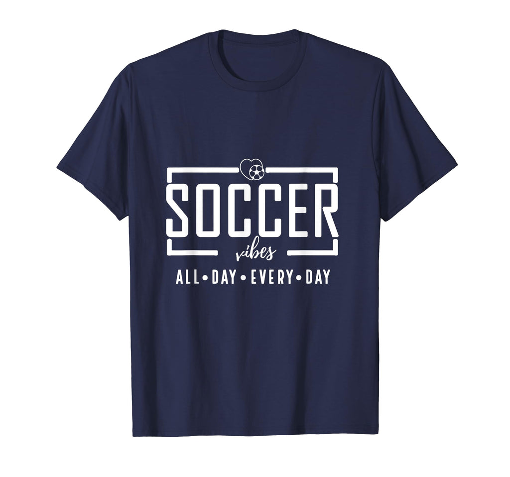 Soccer Vibes Funny Soccer Lover T-Shirt - Unique Graphic Unisex
