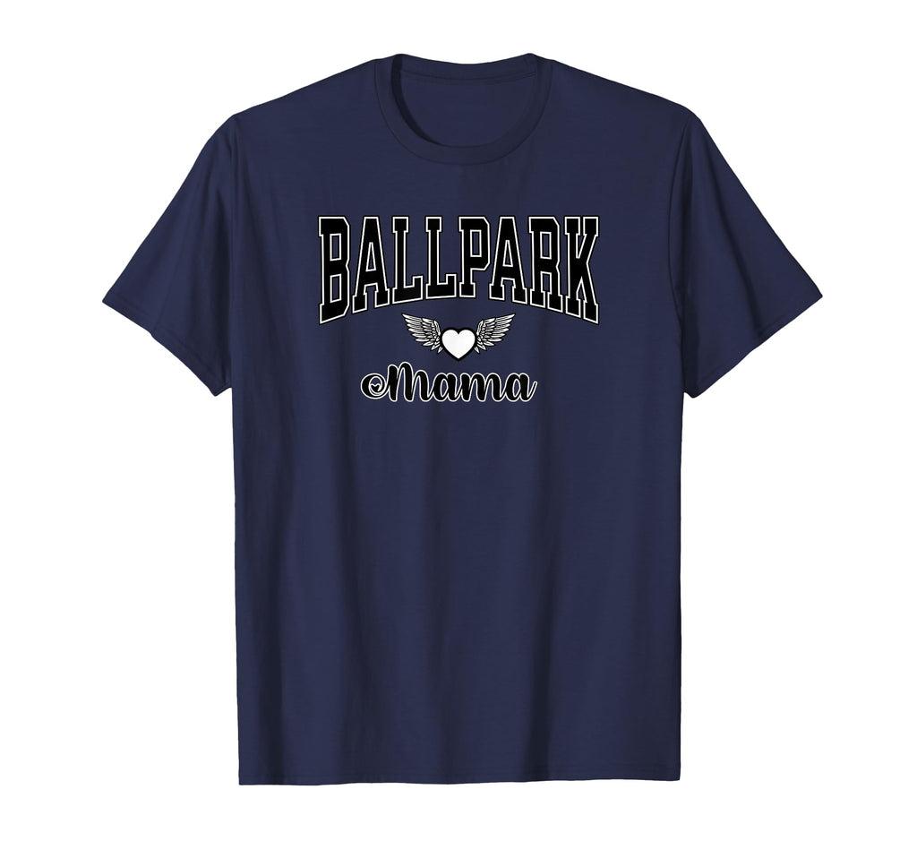 Ballpark Mama Baseball Moms Soccer T-Shirt - Streetwear Style for Adults