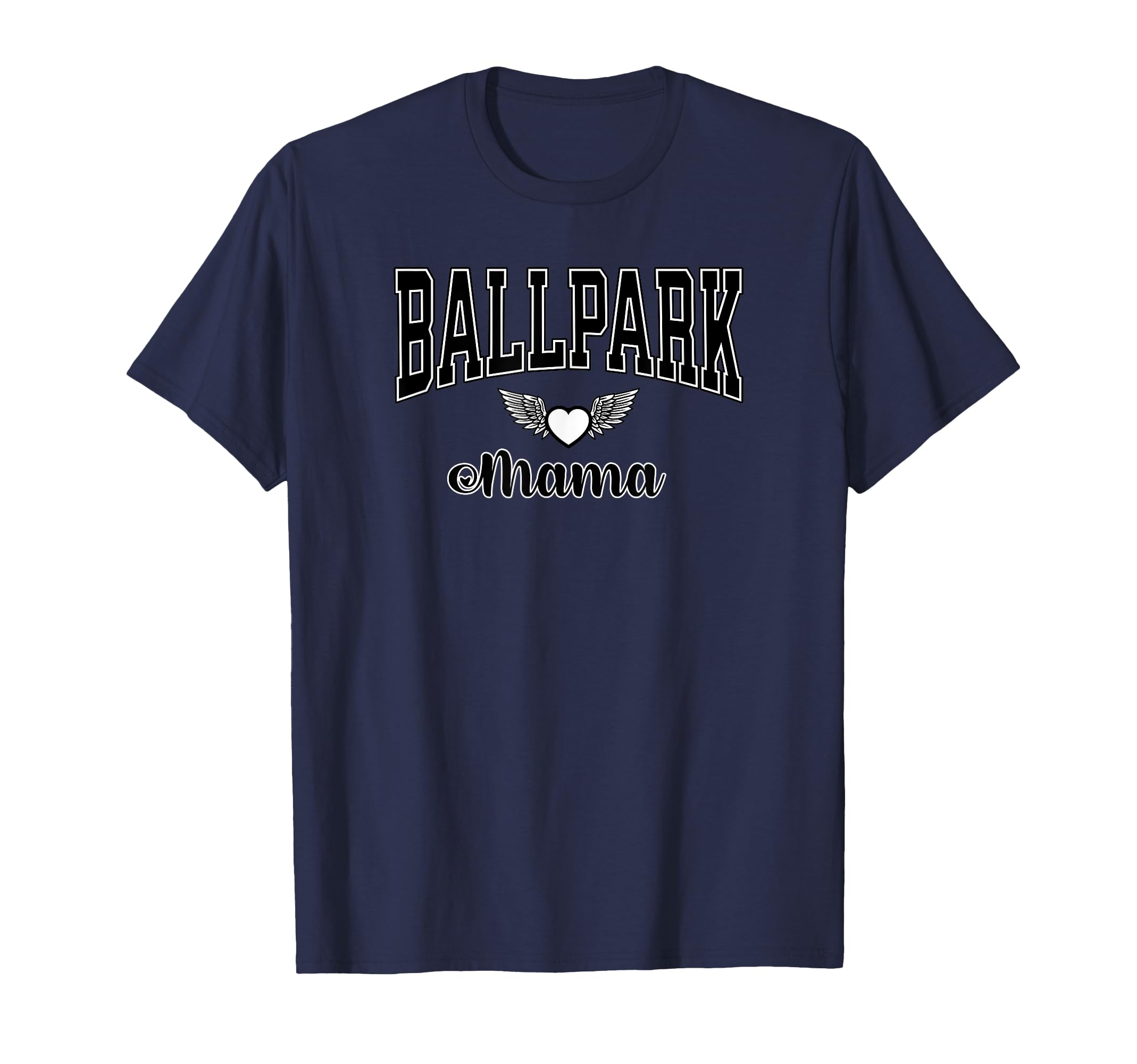 Ballpark Mama Baseball Moms Soccer T-Shirt - Streetwear Style for Adults