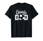 Soccer Goalie Dad Proud Dad Soccer T-Shirt - Casual Everyday Wear Unisex