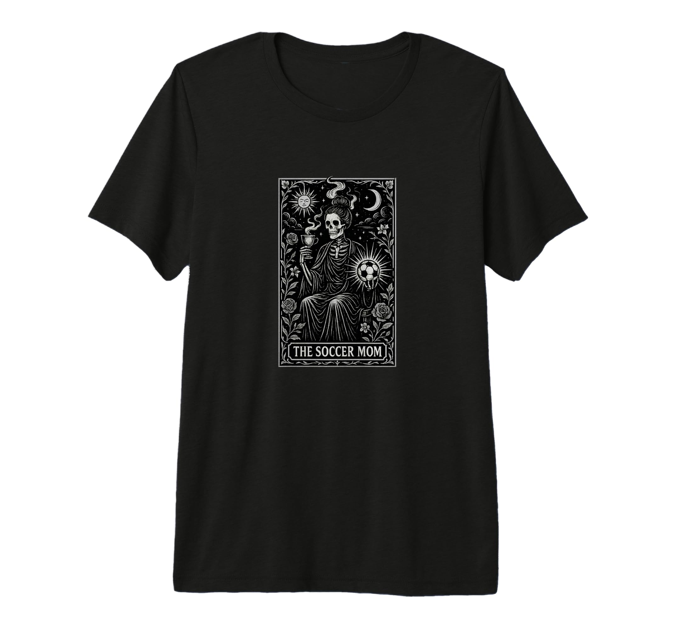 Halloween Soccer Mom Art Soccer Mama T-Shirt - Streetwear Style Unisex