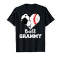 Ball Grammy Heart Funny Soccer T-Shirt - Aesthetic Graphic for Adults