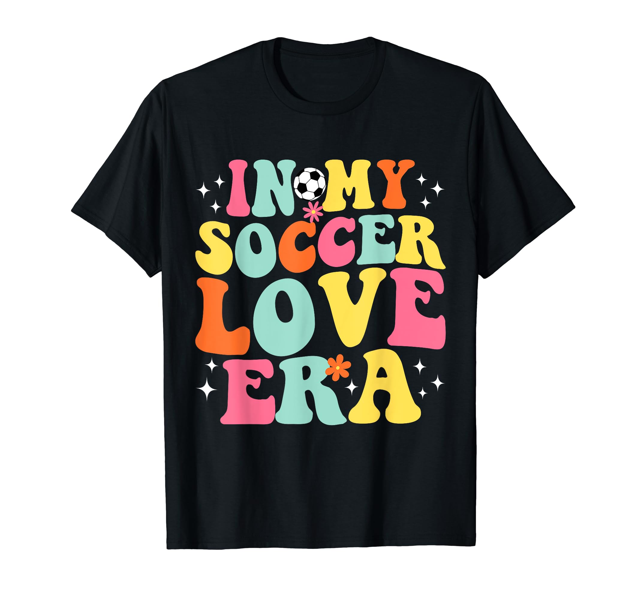 My Soccer Love Era Game Day Groovy T-Shirt - Custom Art Print Men Women