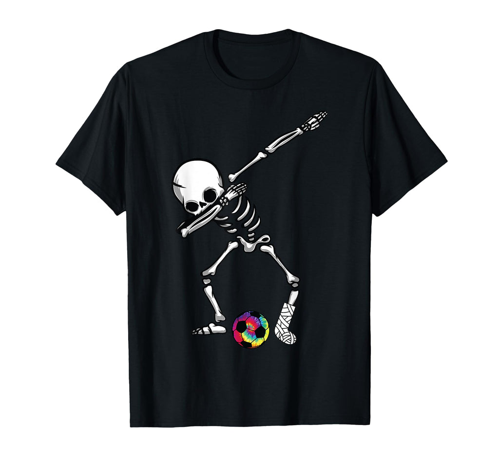 Funny Football Soccer Dab Broken T-Shirt - Fun Novelty Design Men Women
