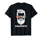 Dad Both Soccer Basketball Dad T-Shirt - Aesthetic Graphic for Adults