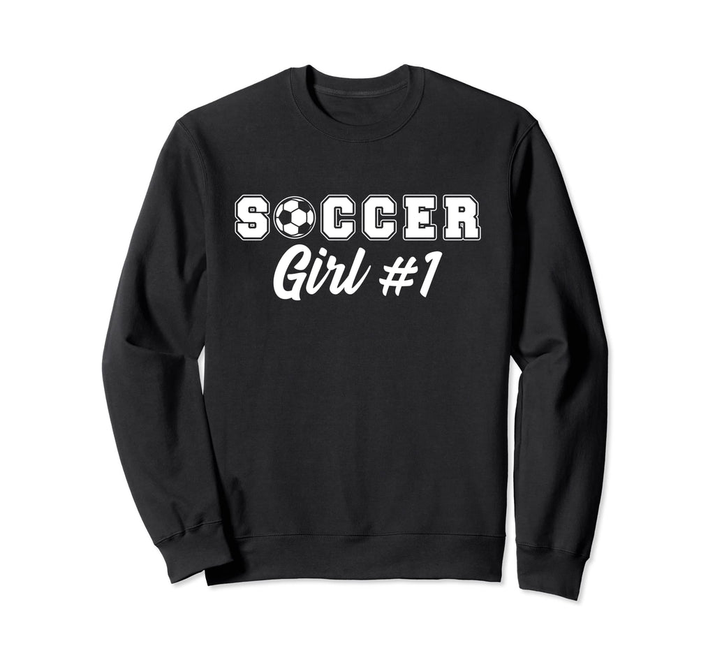 Soccer Number One Sweatshirt - Fun Novelty Design for Adults