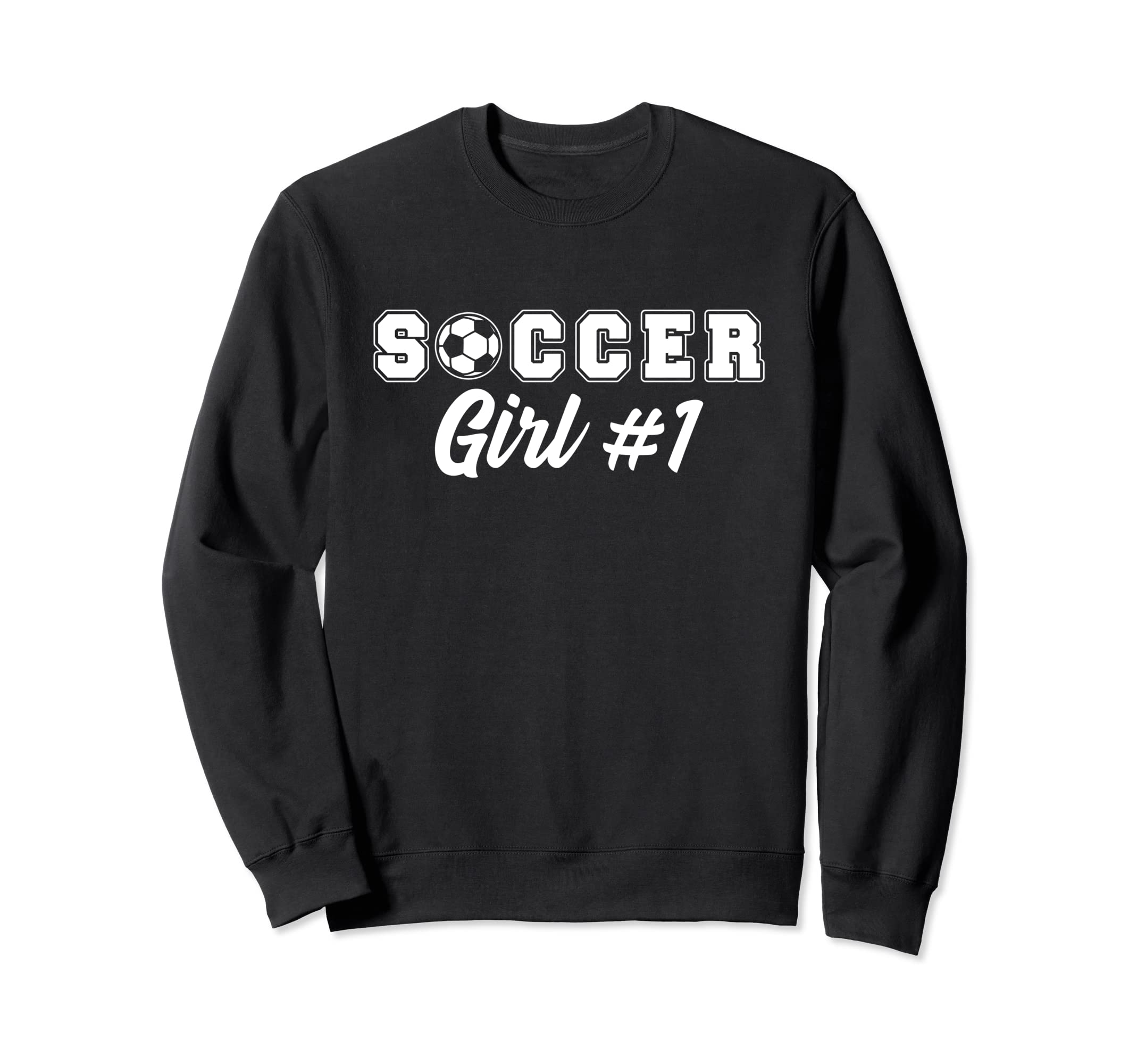 Soccer Number One Sweatshirt - Fun Novelty Design for Adults