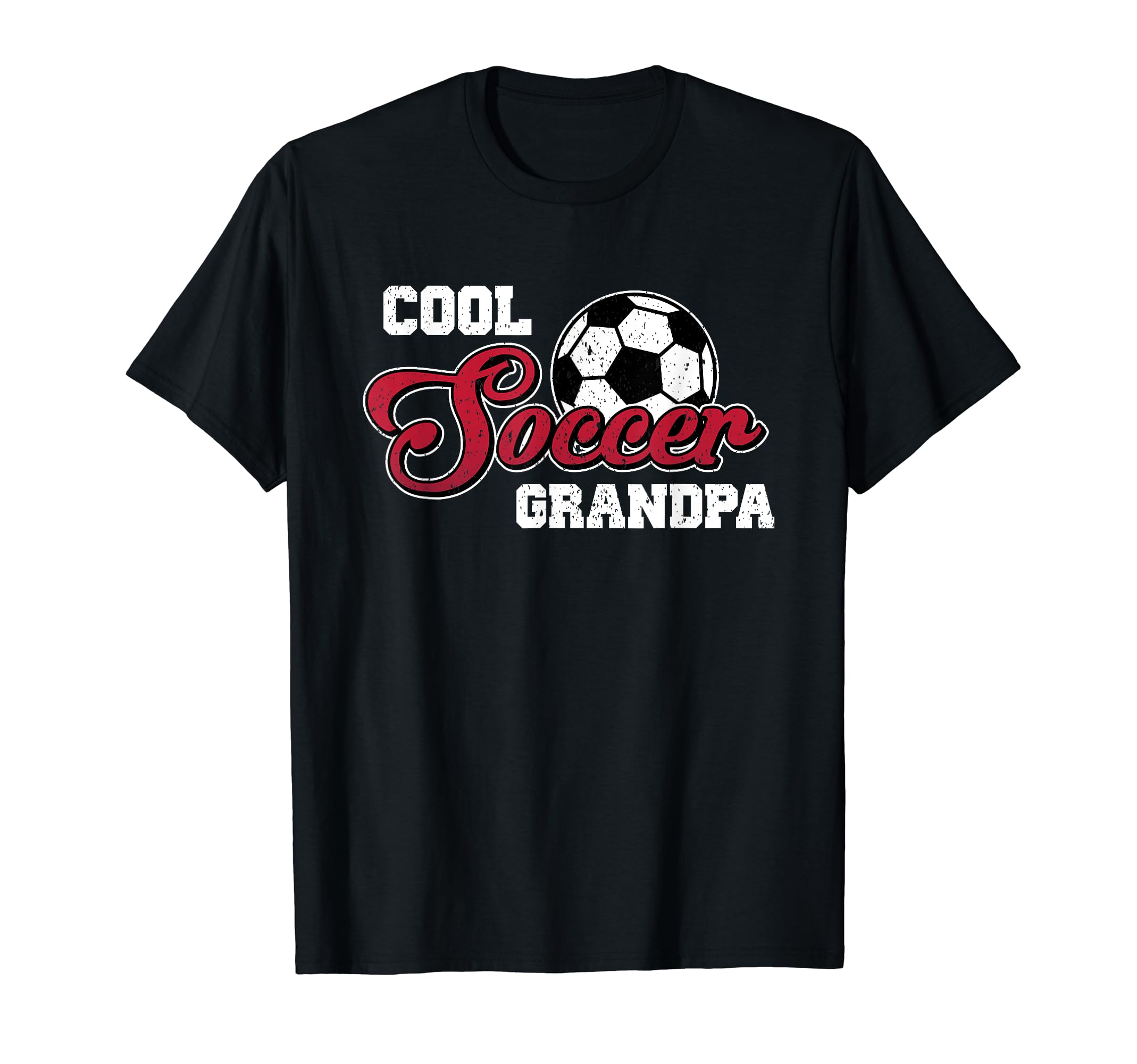 Funny Soccer Dad Grandpa Papa T-Shirt - Minimalist Print Men Women
