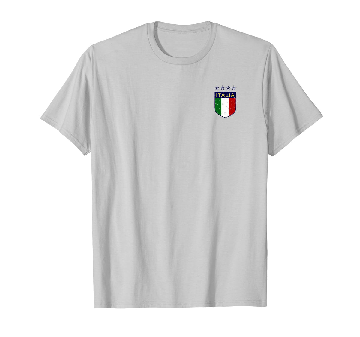 Italia Soccer Double Sided T-Shirt - Casual Everyday Wear for Adults