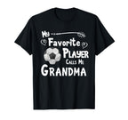 Grandma Soccer Football Game Fan T-Shirt - Custom Art Print for Adults