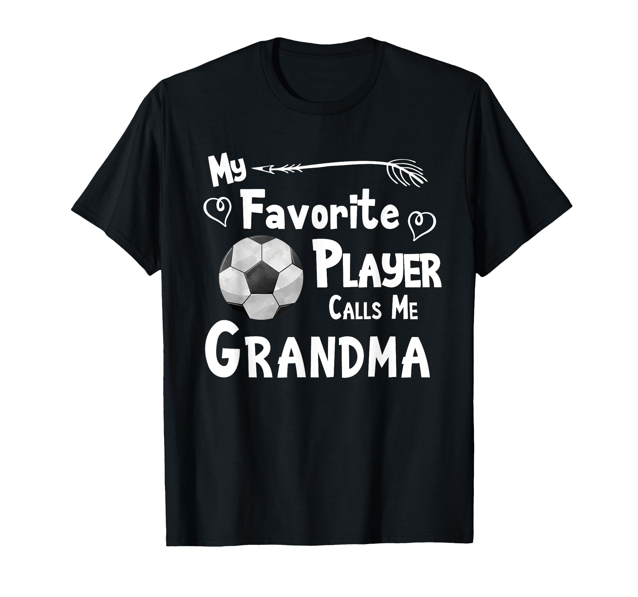 Grandma Soccer Football Game Fan T-Shirt - Custom Art Print for Adults