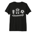 Soccermomlife Soccer Mom Messy Bun T-Shirt - Fun Novelty Design Unisex
