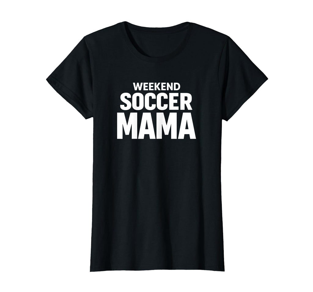 Weekend Soccer Mama Game Day T-Shirt - Minimalist Print for Adults
