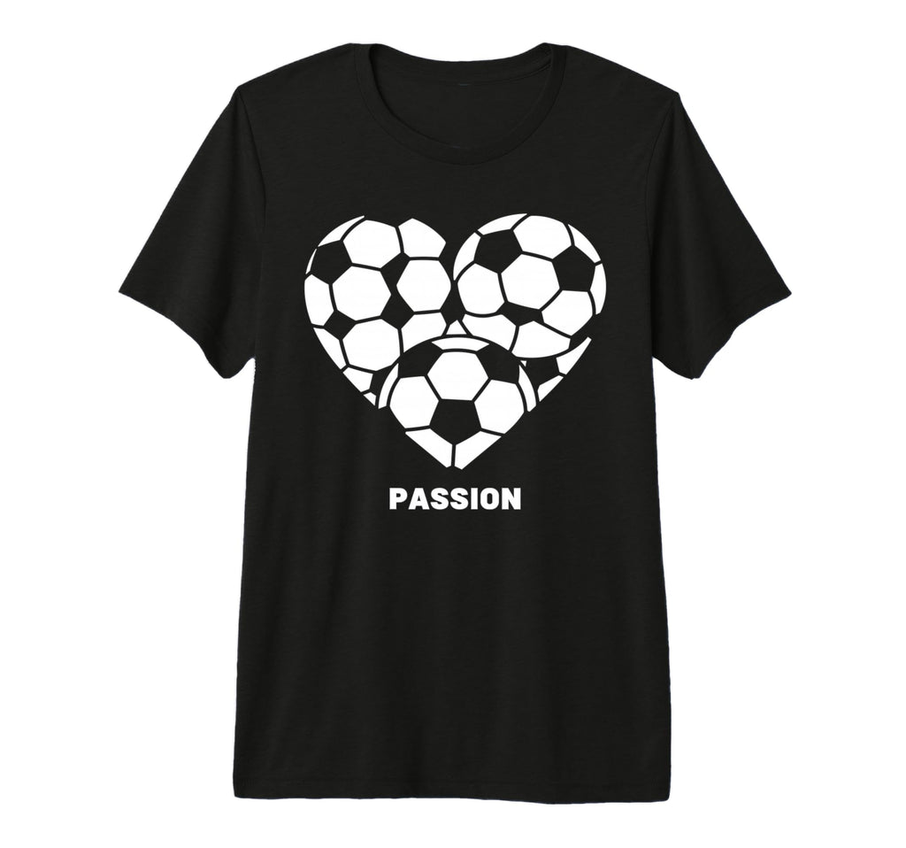 Soccer Heart Passion Football Soccer Lover T-Shirt - Unique Graphic Unisex
