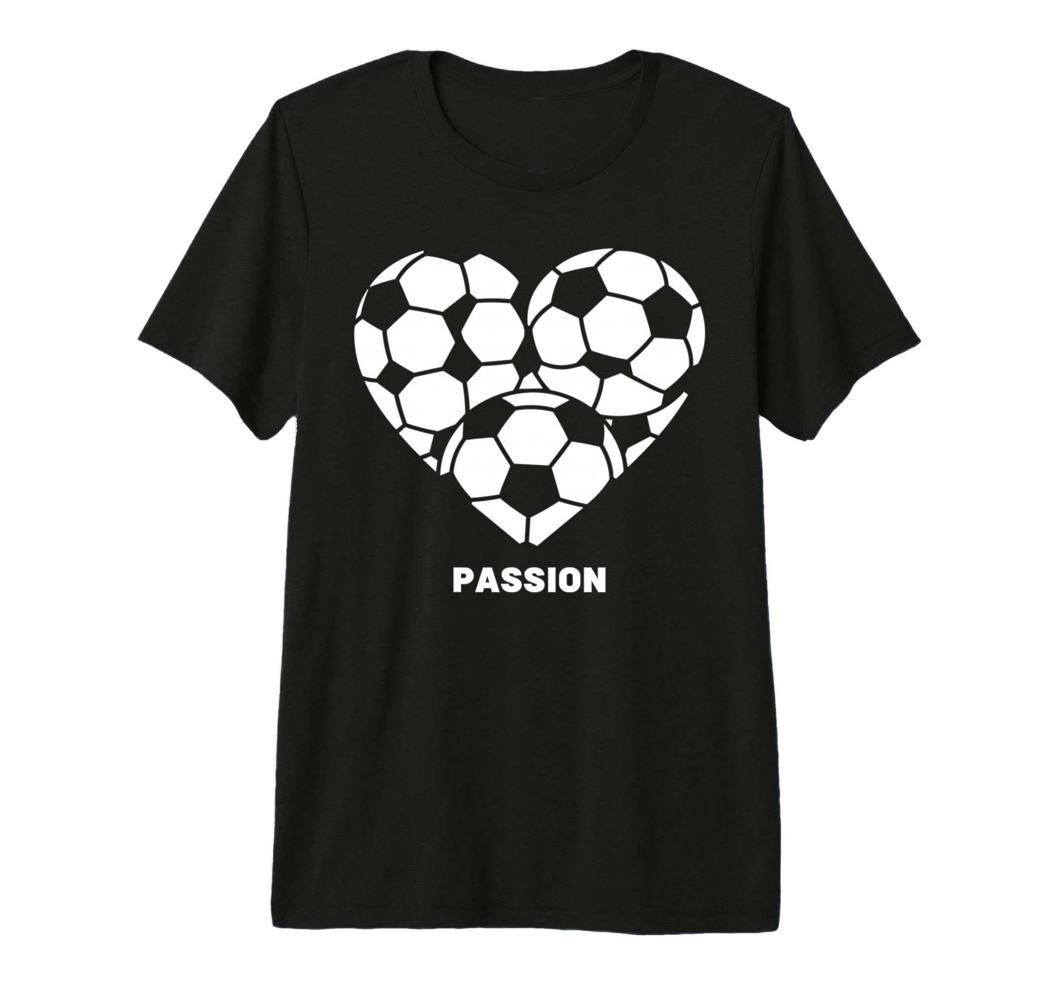 Soccer Heart Passion Football Soccer Lover T-Shirt - Unique Graphic Unisex