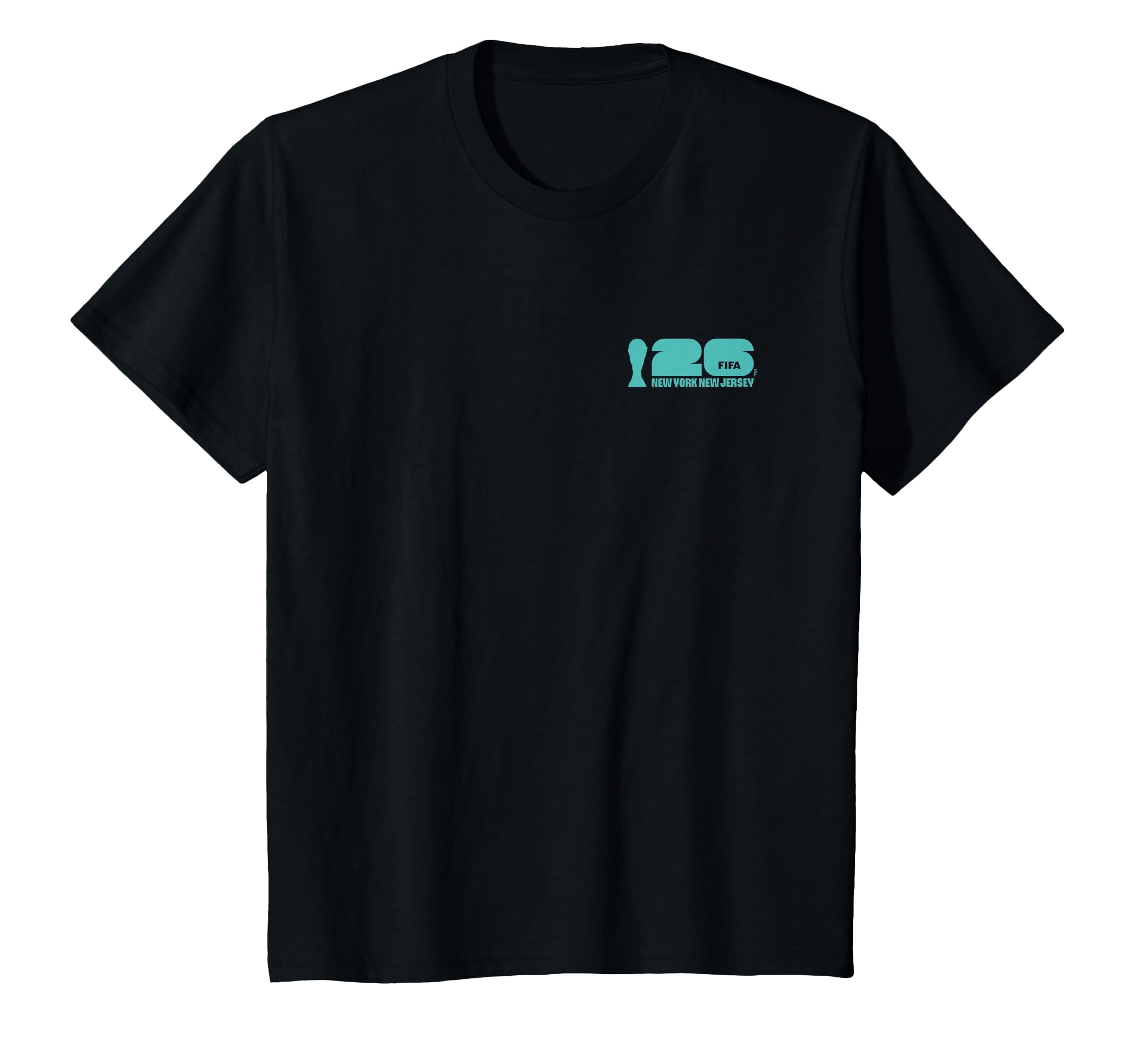 New York New Jersey Soccer Poster T-Shirt | Fan Apparel