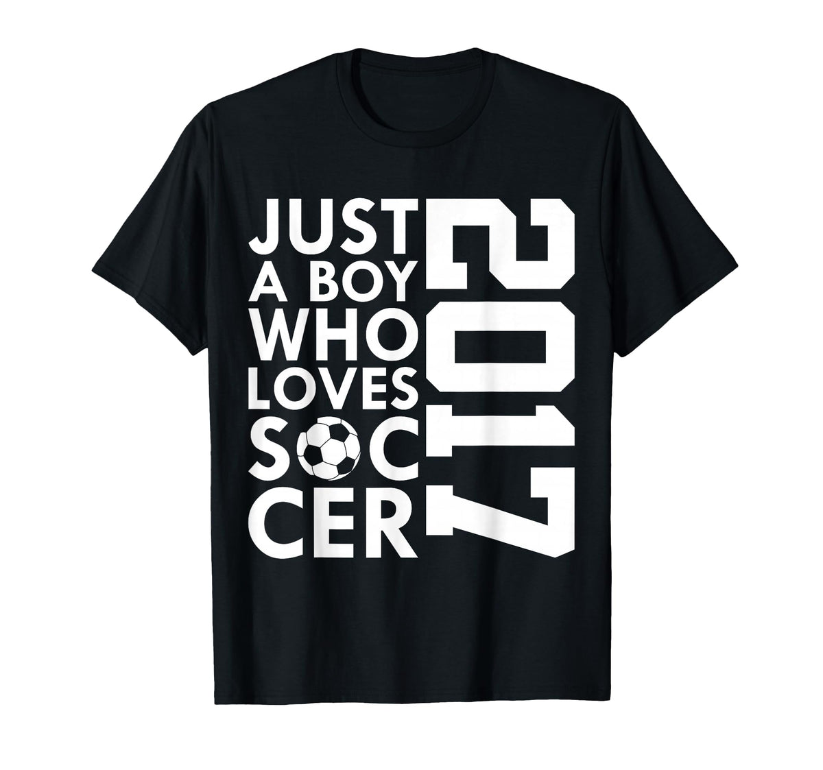 2017 Just Who Loves Soccer 9Th T-Shirt - Aesthetic Graphic Men Women