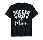 Soccer Mimi Soccer Heart T-Shirt - Fun Novelty Design Men Women
